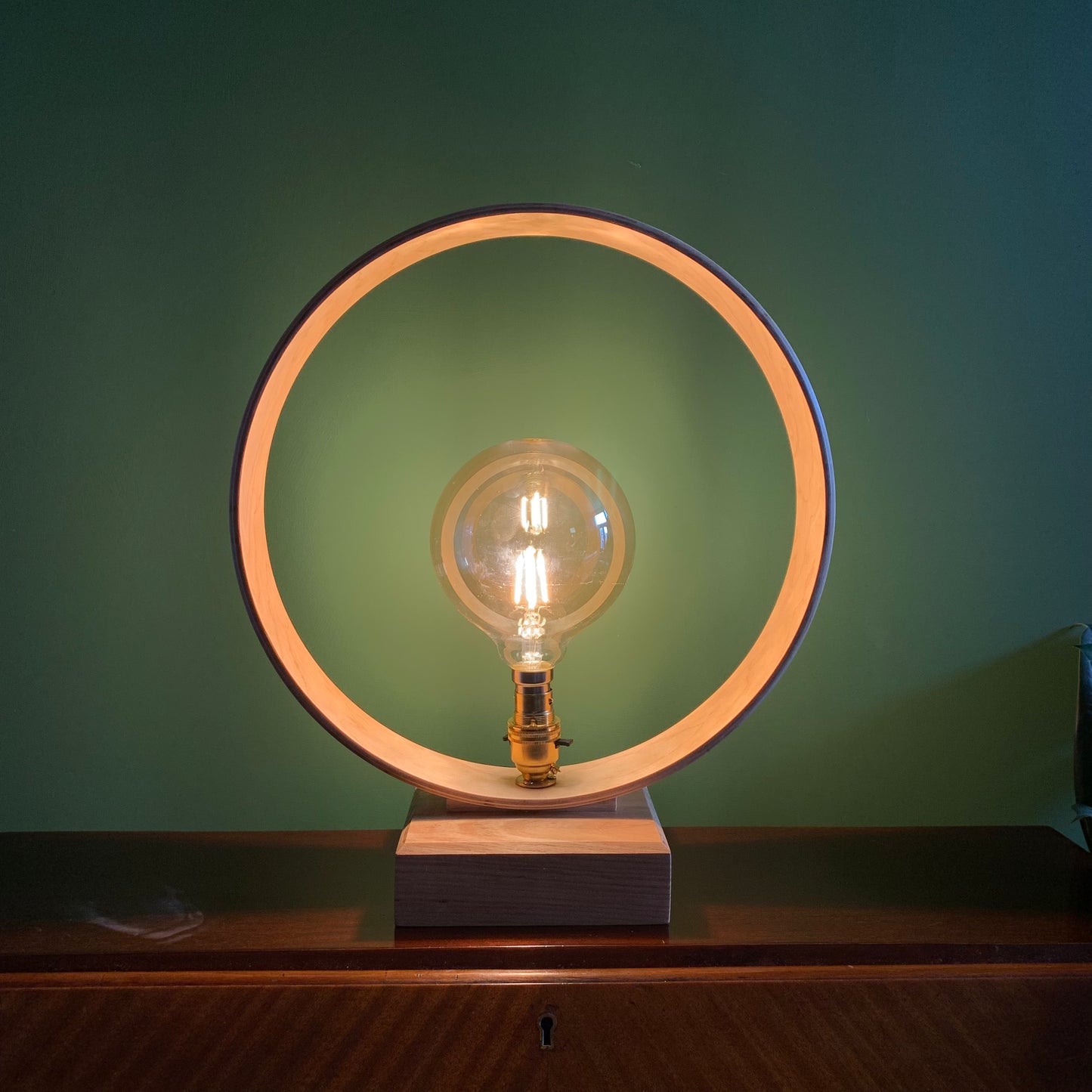 Reclaimed Drum Rim Lamp