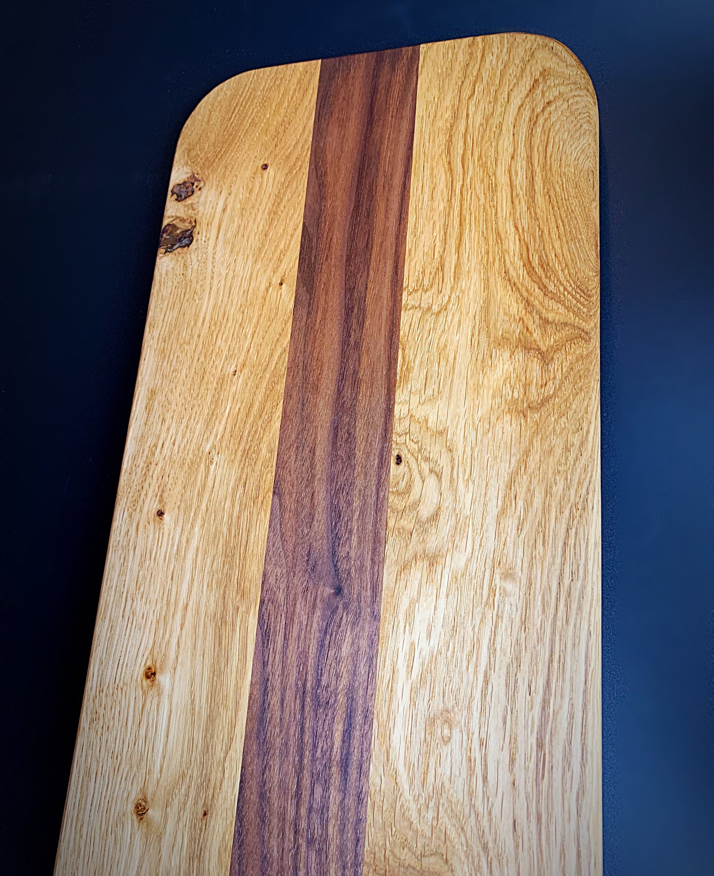 Large Oak & Walnut Serving Board