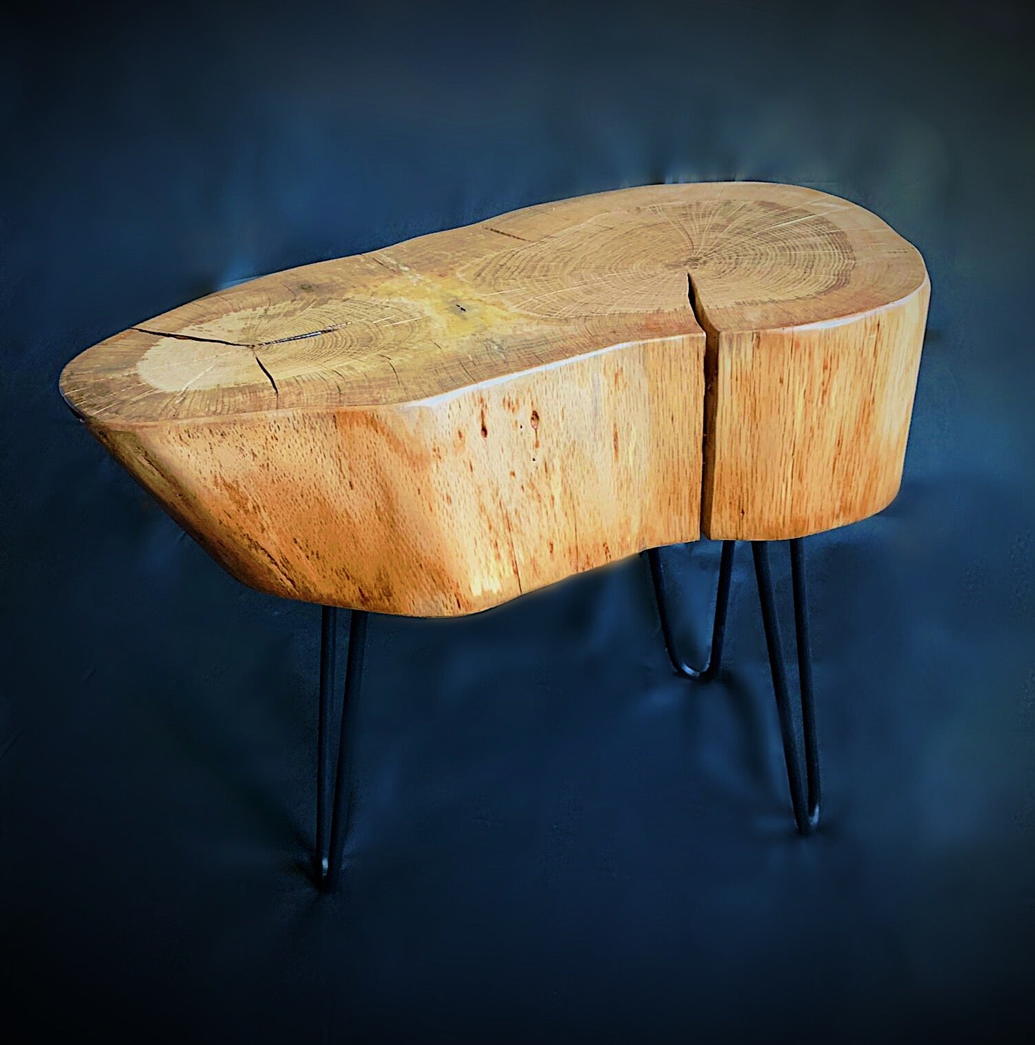 Oak stump deals table