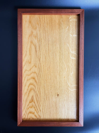 Walnut & Oak Serving Tray