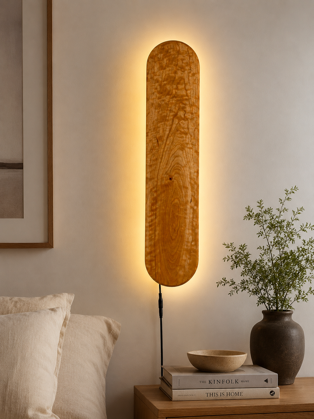 Rippled Cherry Wall Lamp
