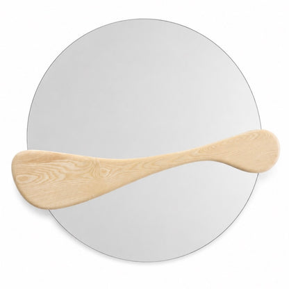 Round Ash Mirror