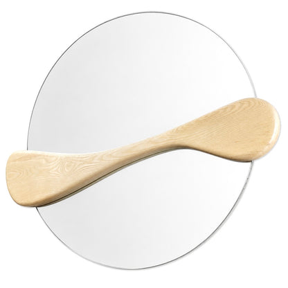 Round Ash Mirror