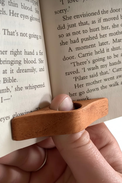 Page Spreader Book Ring - Handmade from Locally Sourced Reclaimed Wood