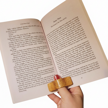 Page Spreader Book Ring - Handmade from Locally Sourced Reclaimed Wood