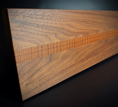 Serving Charcuterie Board - Reclaimed Walnut and Flamed Maple